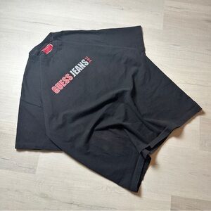 Guess Jeans USA Black Spell Out T-shirt Red Size XL
